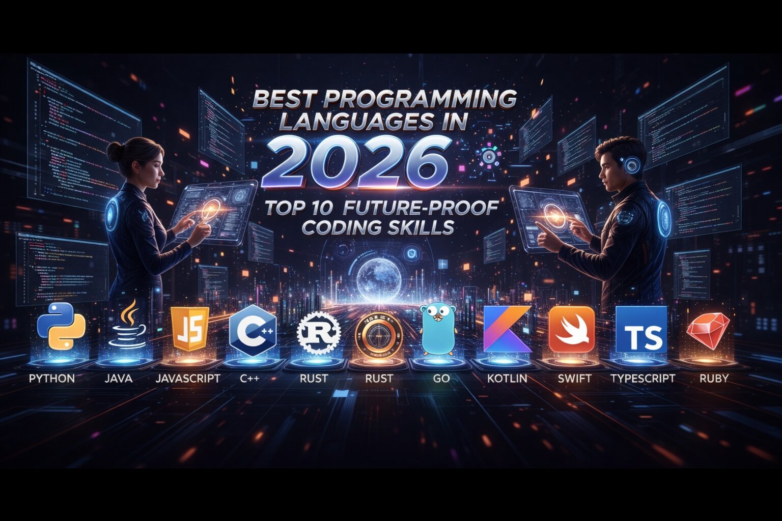 Best Programming Languages in 2026: Top 10 Future-Proof Coding Skills